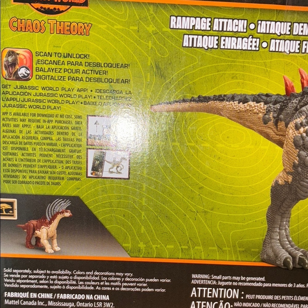 Mattel jurassic Park Black and Tan Reptile Figure - Picture 7 of 9